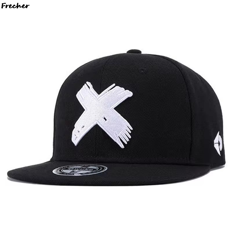 Summer Men'S Fashion Mesh Cap Trendy Baseball Cap Rubber Letter Hip Hop Cap Rebound Cap Flat Brim Cap Wild Hip Hop Tide Cap