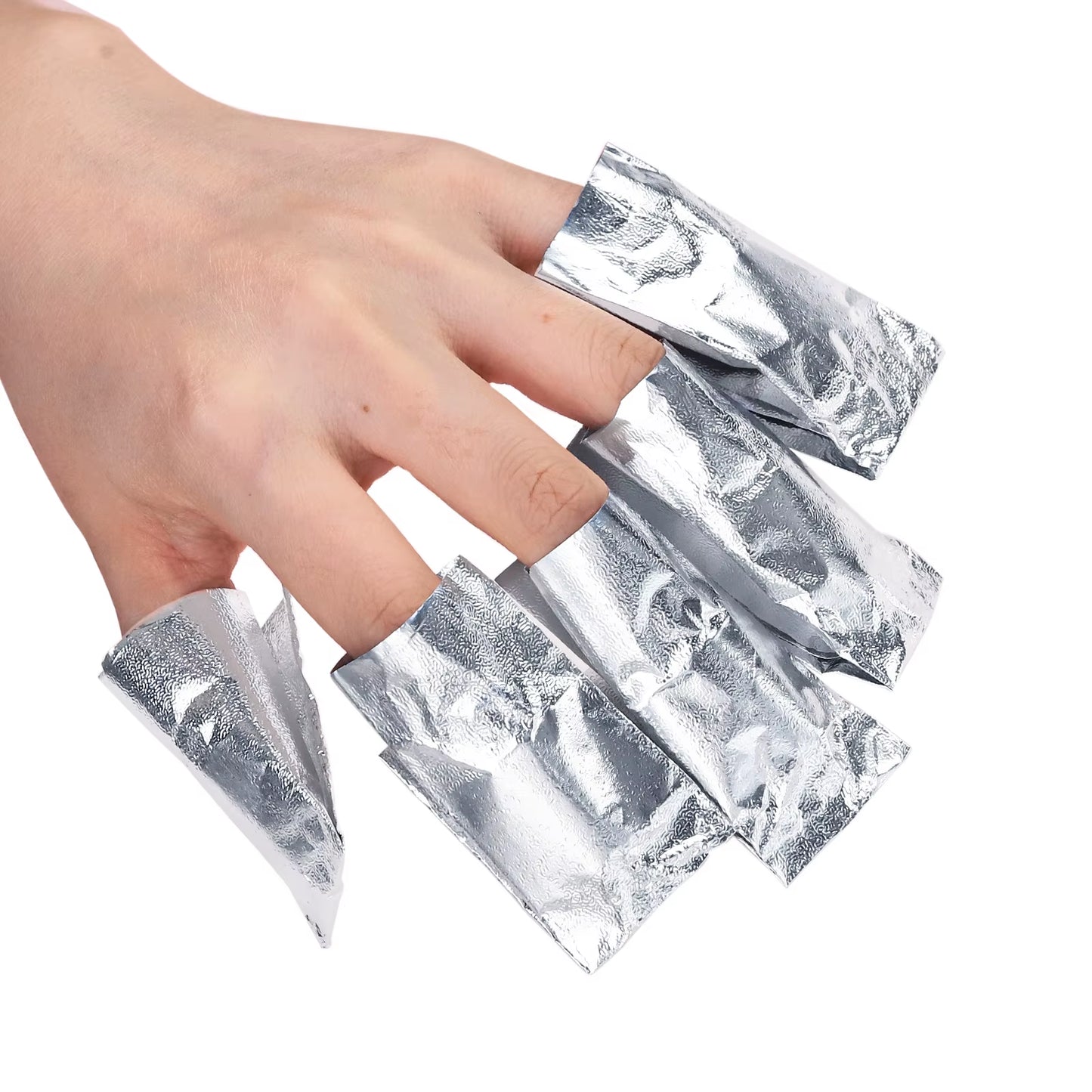 50/100Pcs/Set Nail Removal Aluminum Foil Paper with Cotton Pads Removal Nail Art Removal Tin Foil Tool Nail Supplies