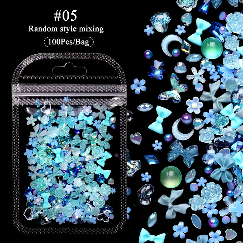 Nail Rhinestone Glue 30ML Gel Nail Glue for Nail Charm 3D Nails Bling Gel for Decoration Nails Gems Nail Supplies