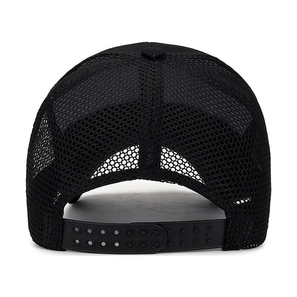 Womens Hats Baseball Caps- Unisex Women Men Mesh Cap Adjustable Trucker Outdoor Sport Hip-Hop Hat #624 Black