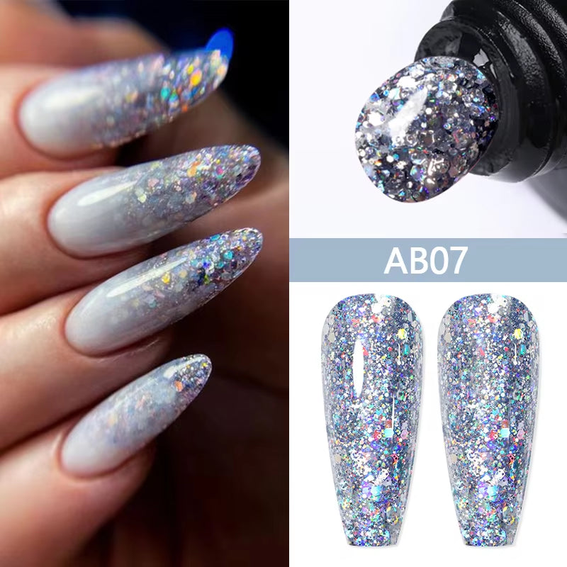 Nail Rhinestone Glue 30ML Gel Nail Glue for Nail Charm 3D Nails Bling Gel for Decoration Nails Gems Nail Supplies