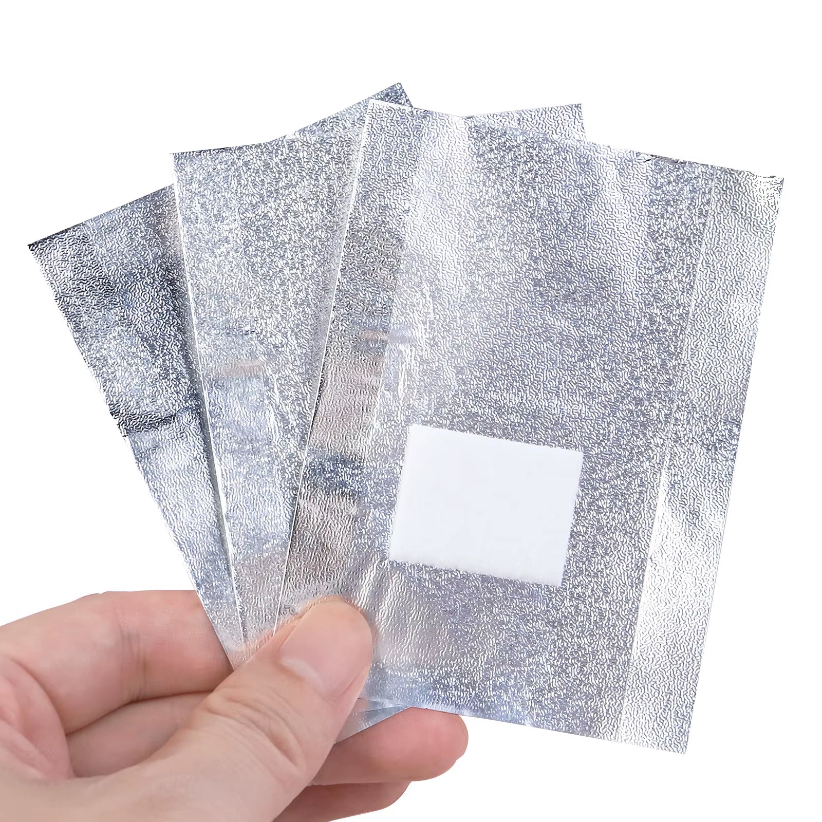 50/100Pcs/Set Nail Removal Aluminum Foil Paper with Cotton Pads Removal Nail Art Removal Tin Foil Tool Nail Supplies